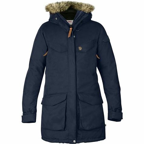 Fjällräven Nuuk Parka Webshop - Sötétkék Kabát Sötétkék BOX950476